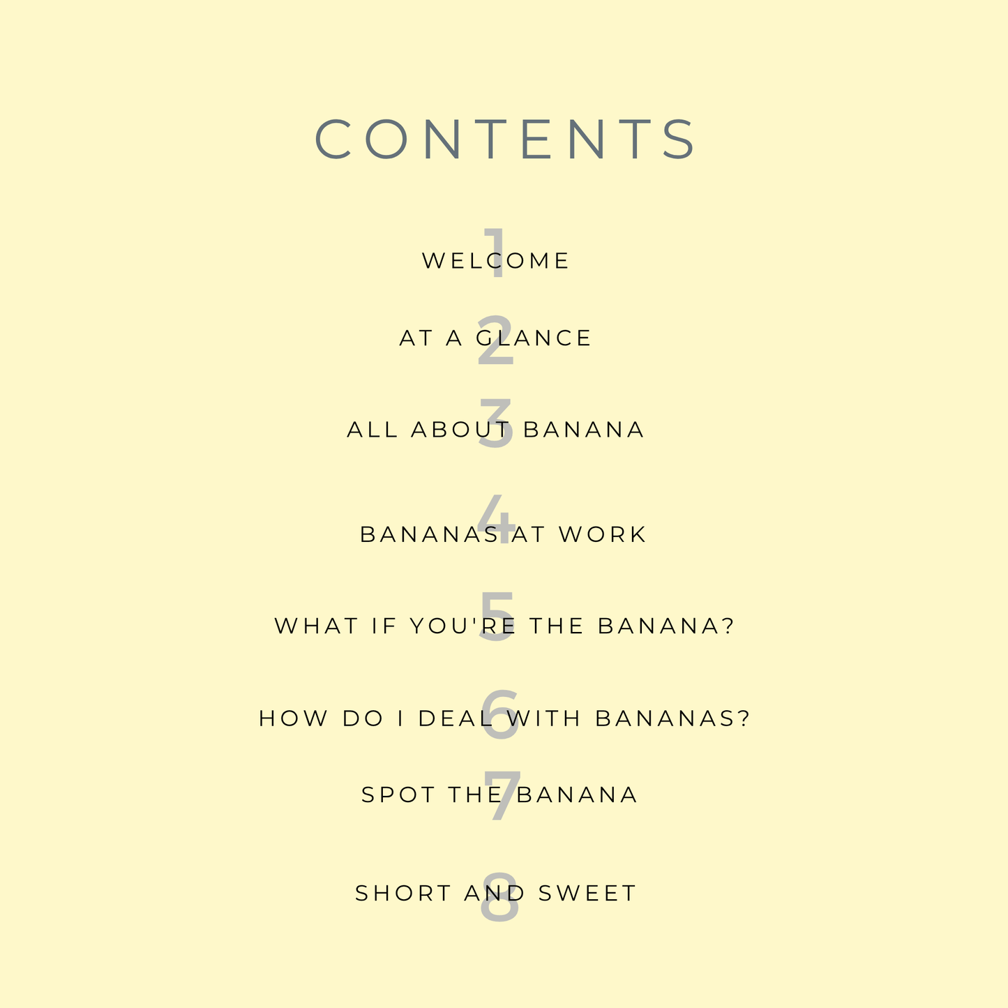 Banana Personality E-book