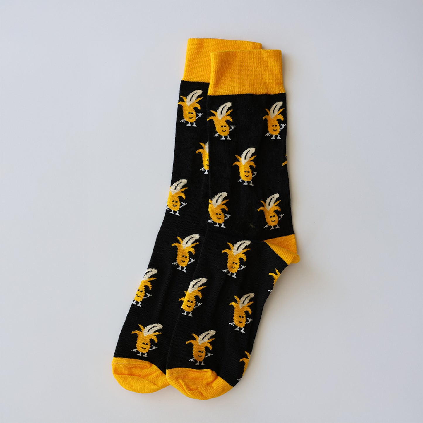 Banana - Socks with Heart.    Warm, kind and dependable.