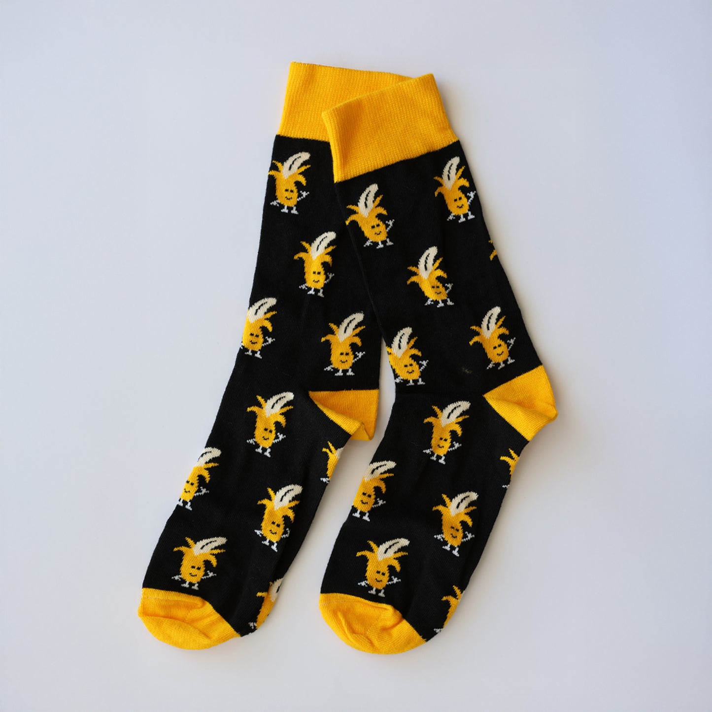 Banana - Socks with Heart.    Warm, kind and dependable.